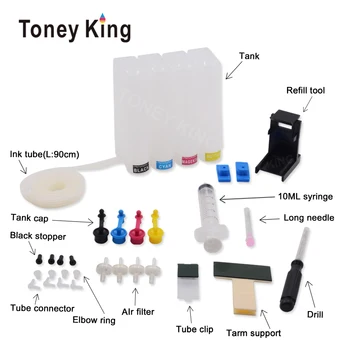 Toney King 4 Farve CISS til Canon Continuous Ink Supply System For Canon PG445 PG445XL PG 445 CL 446 PG 445 CL-446 PG-445XL