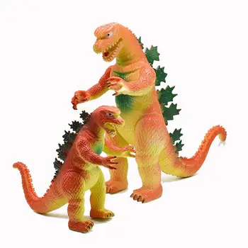 PVC-Action Figur Grøn Orange Simulering Monster Gojira Model Toy Ornamenter Legetøj til Børn Gaver