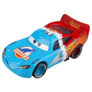 Disney Pixar Cars 3 Lynet McQueen 1:55 Dobbelt Farve Trykstøbt Mærke Metal Legering Legetøj Fødselsdag Julegave For Børn, Bil-Legetøj