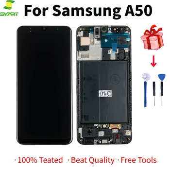 Super AMOLED-For Samsung Galaxy A50 2019 A505F/DS A505F A505FD A505A Skærm Touch screen Digitizer Assembly For Samsung LCD-A50
