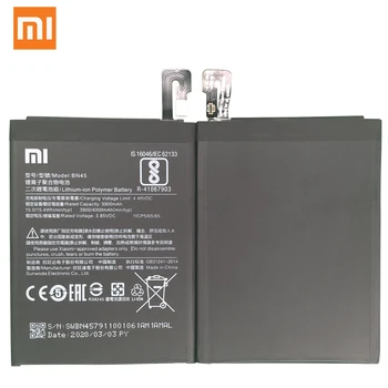 Original Batteri til XIAOMI Redmi Note 5 Batteri BN45 3900mAh Udskiftning Fuld Kapacitet