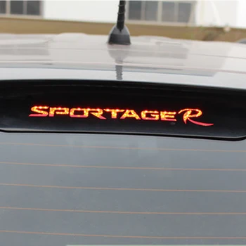 Carbon fiber til Kia Sportage R 2011-Bil Bremse Lys Dekorative Dække Stop Lampe Klistermærker Ændret tilbehør