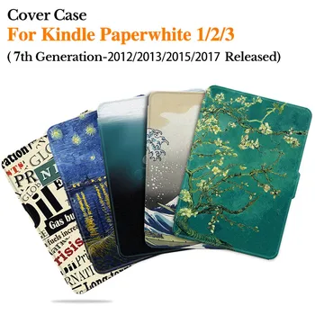 BOZHUORUI tilfældet for Kindle Paperwhite 6th gen & 7th gen 2017 (Model EY21/DP75SDI) -Magnetisk Smart Cover med auto sleep/wake