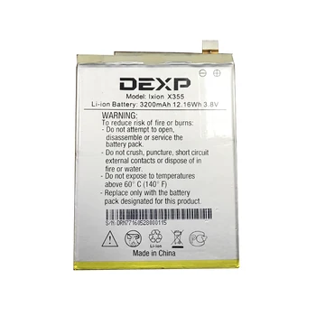 3200mah originale batteri til DEXP Ixion X355 Zenith batterier
