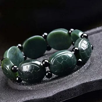 Jade Armbånd Naturlige Hetian Qingyu Armbånd Smykker til Mænd Fine Smykker Hetian Qingyu Sikker omladning Armbånd
