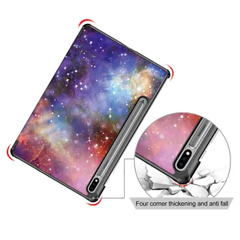 Smart taske til samsung galaxy tab S7 Plus T970 T975 Tablet Stand Holder Magnetisk cover til S7 Plus 12.4 tommer +skærmbeskytter