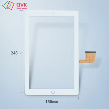 Hvid touch 10.1 Tommer P/N GY-P10068A-01/02 Kapacitiv glas touch screen panel GY-P10068A-02 GY-P10068A-01