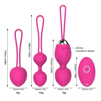Vibrerende Æg G Spot Vibrator Kegel Bolden Trådløs Fjernbetjening Elsker Æg Kvindelige Masturbator Sex Legetøj til Kvinder, Vaginal Motion