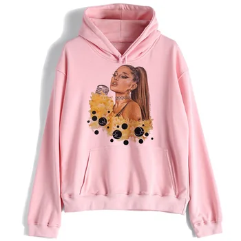 Ariana grande Sweatshirt Kvinder Ingen Tårer Tilbage til At Græde Hoodie Udskrive tøj Pullover hættetrøjer kvindelige Harajuku kawaii streetwear