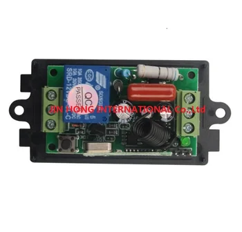 AC220V 1CH 10A Fjernbetjening Light Switch Relæ Output radiomodtager-Modul og Vandtæt Sender,