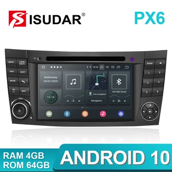 Isudar PX6 Android 10 To Din Bil Multimedie-Afspiller Til Mercedes/Benz E-Class/W211/E300/CLK/W209/CLS/W219 DVD-Afspiller GPS Radio