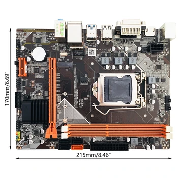 B75-M2 LGA1155 Socket M-ATX Bundkort Understøtter Integrerede grafikkort VGA L9CA