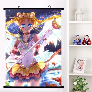 Sailor Moon Anime Chibiusa Luna Mizuno Ami Væggen, Skal Du Rulle Vægmaleri Plakat På Væggen Hænger En Plakat Otaku Home Decor Samling Kunst