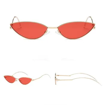 Cat Eye Solbriller Kvinder Mænd Nye 2020-Mode Red Samll Sol Briller Brillerne Vintage Stråler Brand Designer Nuancer til Kvinde Mand