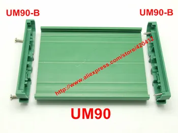 UM90 el-stik DIN-skinne Custom PCB Montering Baser dinrail pcb indehavere standard 35mm DIN-skinne-plast boks, DIN-skinne