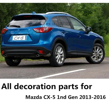 Mazda CX-5 CX5 2013 2016 bil beskytte detektor stick trim ABS chrome dør indre indbygget håndtag skål armlæn del 4stk