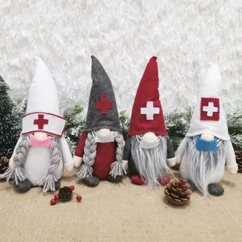 Jul Ansigtsløse Dukke Små Vedhæng Dekoration Nye År Part Juledekoration Til Hjemmet Juletræspynt
