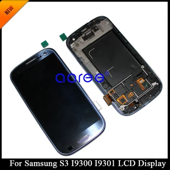 Testet Super AMOLED Til SAMSUNG S3 i9300 LCD-Skærm til Samsung S3 neo i9301 LCD-Skærm Touch Digitizer Assembly