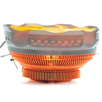 Pccooler E121M CPU Køler 120mm Orange LED 4pin PWM-Ventilator lydløs Ventilator Til AMD AM3 775 Intel 1155 1156 Computer Radiator