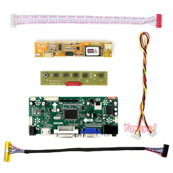 Yqwsyxl Control Board Monitor Kit for LP154W01-TLA3 LP154W01(TL)(A3) HDMI + DVI + VGA-LCD-LED-skærm-Controller Board-Driver