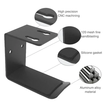 Hovedtelefon Stå Bedste Gaming Headset Stå Bøjle vægbeslag Headset-Holder for Ridser Forebyggelse og Desktop-pladsbesparende