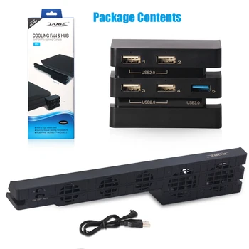 Køler køleventilator Kontrol for Sony PS4-Spil Konsol, Playstation playstation PS 4 Pro Controller DC 5V USB Gadget Tilbehør