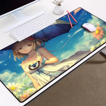 Mairuige Japan søde smukke Anime piger DIY Musemåtter Stor Størrelse tabel animation, tegneserier pc gaming gamer musemåtte