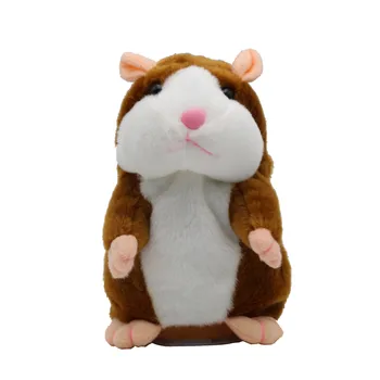 1STK 16cm Taler Hamster-Mus Pet Plys Legetøj Søde at Tale lydoptagelse Gentag Pædagogiske Udstoppet Dukke Børn Halloween Gaver