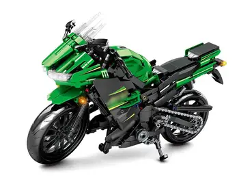 862PCS Technic Motorcykel Super high-speed motorcykel byggesten Byen Legetøj Til Børn Drenge Klassiske Mursten Gave