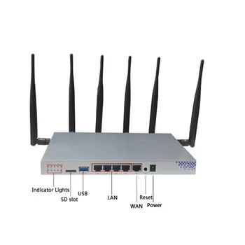 KuWFi 1200Mbps Trådløse Router Openwrt 3G/4G LTE Wifi Router Dual-band-Router Wifi Repeater Med SIM-Kort Slot&RJ45Ports