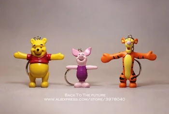 Disney Peter Plys Tigger Grisling 3pcs/set, 5-6cm Action Figur Animationsfilm Dekoration Samling Figur Toy model til børn