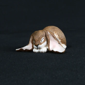 Realistisk dyremodeller Lop-eared Kanin Figur Action Figur Farm animal Model Pædagogisk Legetøj Gave til Børn