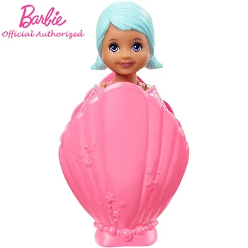 Barbie Brand Blinde Max Havfrue-Serien Dukker Overraskelse Pakke Tilfældig Legetøj, som Børn Fødselsdagsgave GHR66 Shell Form For Piger
