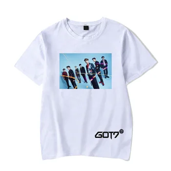 Ny koreansk Stil Kpop GOT7 BAMBAM SPINNING Hip Hop Tshirt Kvinder kortærmet Streetwear Kpop T-shirts Sommer Toppe