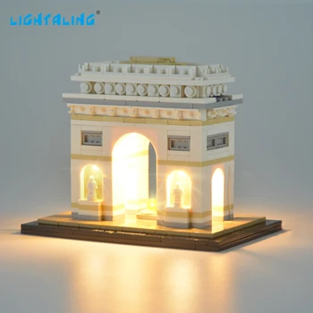 LIGHTALING Led Lys Kit For Arkitektur Arc De Triomphe Belysning, der er Kompatibelt Med 21036 17012 (Inkluderer IKKE Model)