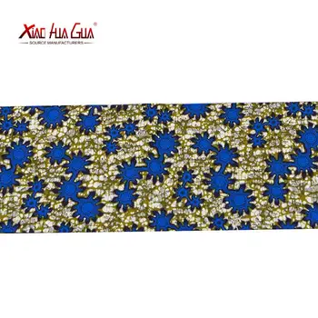 Ankara stof Afrikanske polyester trykte blå blok Afrikanske til væg-lag voks af høj kvalitet 6 m/masse Afrikanske stof clothingFP6345