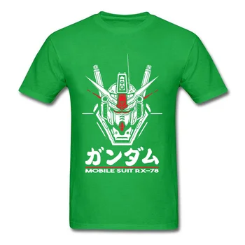 RX 78 Gundam Toppe, t-Shirts Mænd Awesome Tshirt Mandlige Bomuld Sort T-Shirt Gundam T-shirt Japan Harajuku Street Tøj Nørd RX-78 Passer til