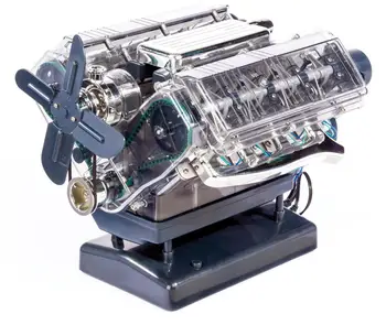 Spot V8 Motor Samling Model Gennemsigtig Visuelle Runnable Fødselsdag Gave Legetøj
