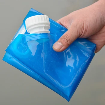10L Vand opbevaringspose Bærbare Folde Vand Opbevaring Løfte Taske Til Camping Vandring Udendørs Overlevelse Vand Taske