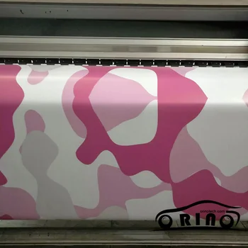 ORINO Pink Hvid Vinyl Decal Film Bil Wrap Mærkat Lastbil Køretøj Motorcykel Camo Indpakning Film Luft Boble Gratis