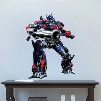 Gratis Forsendelse Dreng Pige Gave 3D, Optimus Prime, der Kæmper Wall Sticker Indretning Decal DIY 419