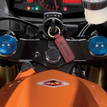 Motorcykel Nøglering Koskind-Tasten Ring Tilfældet for Honda CBR 250 300 CBR600RR CBR900RR CBR1000RR CBR1100XX