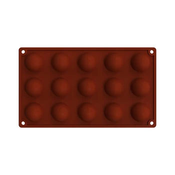 Halvdelen Sfære Silikone Forme Bageforme Kage Udsmykning Dessert Chokolade Fondant Mould Bolden Form Af Kiks