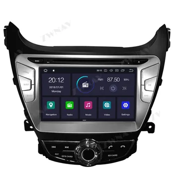 PX6 4+64G Android 10.0 Car Multimedia Afspiller Til Hyundai Elantra 2011-2013 bil GPS Navi Radio navi stereo Touch screen head unit