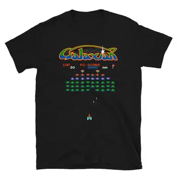 Arcade Galaxian T-Shirt Space Invaders Video Spil Retro Vintage 80'ERNE Alien Spil