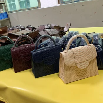 Slange Bag PU Læder Håndtasker For Kvinder 2020 Rejse Crossbody Taske Mode skuldertaske Damer Lille Python-Klap Tote Hånd Taske