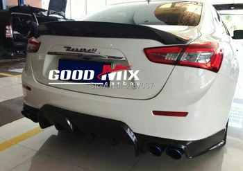 For Maserati Ghibli 3.0 T S Q4+ Carbon Fiber bageste boot-Wing Spoiler Bag tagspoiler Fløj Kuffert Læbe Boot Dække Bil Styling