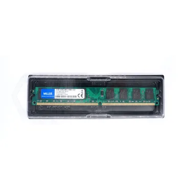 MLLSE Ny Forseglet DIMM DDR2-800 mhz 4GB(2GBX2Pieces) PC2-6400 hukommelse til Stationære RAM,god kvalitet!