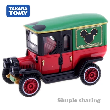 Takara Tomy Tomica Disney Motorer DM-01 Høj Hat Klassiske Mickey Mouse Bil Hot Pop Kids Legetøj Køretøj Trykstøbt Metal-Ny Model