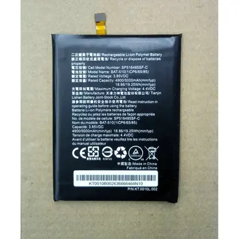 Høj Kvalitet 5000mAh BAT-510 Batteri Til Acer Liquid Metal MT S120 BAT-510 (1/CP6/65/85) SP516485SF-C Mobiltelefon